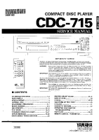 Yamaha CDC-715 - Service Manual 